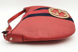 Gucci Blondie Red Leather Web Hobo Shoulder Bag Eb0925oxzsa