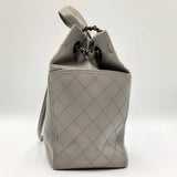 Chanel Neo Soft Grey Quilted Calfskin Leather Shopping Tote Sd0626lzxzdu