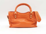Balenciaga Tangerine Agneau Mini City Handbag Sd0925wzxsa