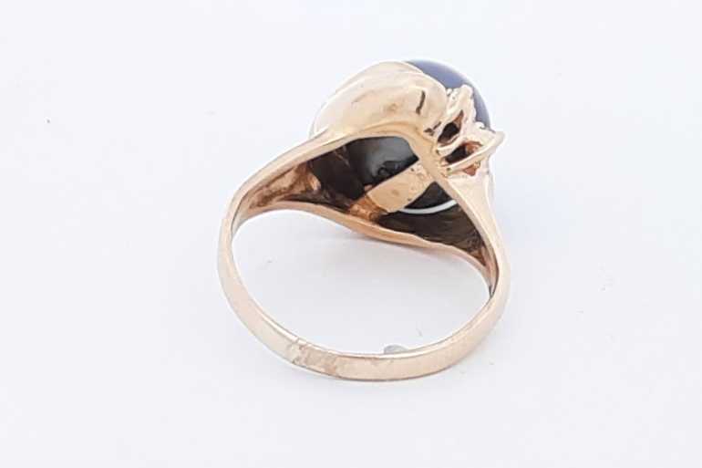 Pearl Ring In 14k Yellow Gold 4.6 Grams Size 6.25 Eb0325lrxsa