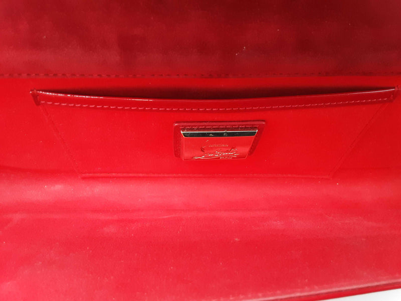 Christian Louboutin So Kate Baguette Red Clutch Sd0725ozxde