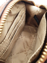 Michael Kors Logo Canvas Mini Duffle Satchel Crossbody Bag Eb0126wxde