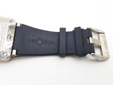 Bell & Ross 42mm Diver Blue Dial Rubber Band Steel Automatic Watch Do0825rxzde