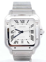 Santos De Cartier Large Stainless Steel Automatic 40mm Watch Fw0525wxzxdu