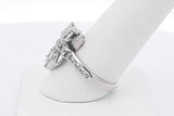 1.52cttw Diamond Ring In 10k White Gold 5.1 Grams Size 8.5 Eb0826rxzsa