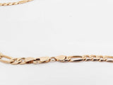 14k Yellow Gold 29.1 Grams Figaro Chain 22 In Aa1225lzxzsa