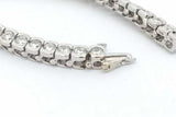 5.98cttw Diamond Tennis Bracelet In 14k White Gold 24.3g 7.25 Inch Eb0926lprxsa
