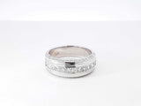 1.60 Cttw Diamond & 14k White Gold Anniversary Ring 8.3g Size 8.75 Fw0826crzdu