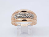 0.50 Cttw Diamond & 14k Yellow Gold Cluster Ring 7.5 Gram Size 13.75 Fw0825orxdu