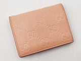 Gucci Small Bifold Wallet In Gg Supreme Peach Leather 0826lxzdu