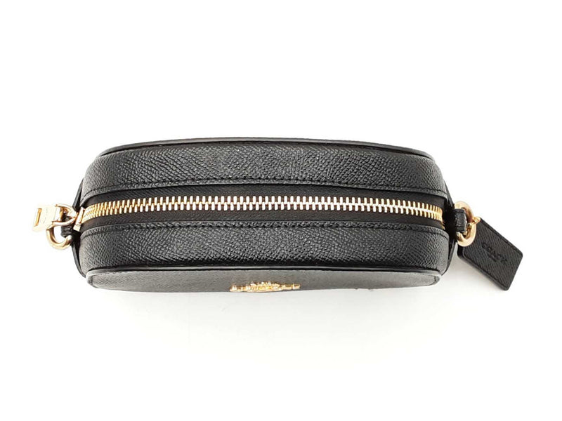 Coach Mini Serena Crossbody Bag In Black Pebble Leather Fw0725wzdu