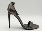 Tom Ford Snakeskin Sandals Metallic Black Size 41 Aa0826crsa