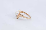 14k Yellow Gold Pearl Ring Size 6.5 3.14 Grams Eb0324lxzsa