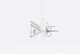 3.9cttw Lab Grown Diamond Stud Earrings In 14k White Gold 1.9 Grams Eb0726crxsa