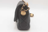 Chanel Black Quilted Caviar Mini Twist Your Buttons Flap Bag Eb0626lexzsa