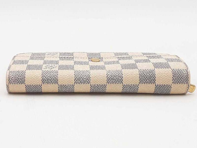Louis Vuitton Sarah Damier Azur White Wallet Aa1025orzsa