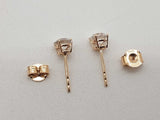 1.07 Cttw Lab Grown Diamonds 14k Yellow Gold 1.0g Stud Earrings Do0326orxde