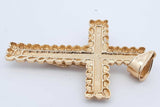 10k Yellow Gold Crucifix Pendant 7.8 Grams Eb1024orrsa