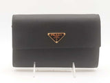 Prada Saffiano Clutch And Crossbody Bag Black Aa0825wzxsa