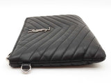 Ysl Saint Laurent Matelasse Chevron Monogram Pouch Sd0926orzde