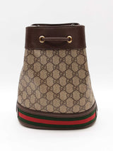 Gucci Gg Supreme Canvas Ophidia Bucket Bag Eb0626pxzde