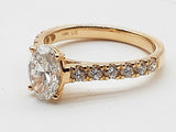 1.5 Cttw Lab Grown Diamonds 14k Yellow Gold 3.05g Ring Size 7 Do0726crxde