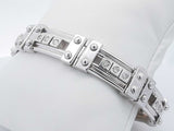 1.20 Cttw Diamond 14k White Gold 67 Grams Bracelet 8 Inches Aa0726pzxzsa