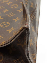 Louis Vuitton Sac Plat Handbag In Monogram Coated Canvas Fw0626eordu