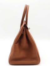 Hermes Birkin 35 Brown Leather Gold Hardware Eb0126llxxzdu
