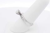 0.68cttw Diamond Ring In 14k White Gold 3.7 Grams Size 7.25 Eb0625izxsa