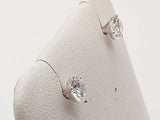 1.01 Cttw Lab Grown Diamonds 14k Wg 1.0g Screw Back Stud Earrings Do0326orxde