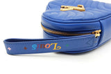 Louis Vuitton New Wave Heart Quilted Blue Leather Bag Eb0826llxzsa