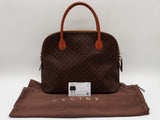 Celine Macadam Brown Coated Canvas Handbag Sd0425oxzde