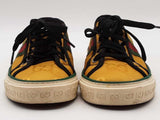 Gucci Tennis 1977 Yellow Gg Canvas Shoes Size 38 Aa0726exsa
