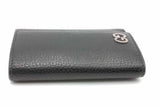 Gucci Black Leather 6 Key Case Wallet Eb1026lxzsa