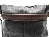Louis Vuitton Selene Black Mahina Porforated Monogram Leather Bag Do0726irxde