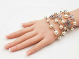 Chanel Graduated Faux-pearl & Cc Crystal Sautoir Necklace 43 Inch Fw0826czxdu