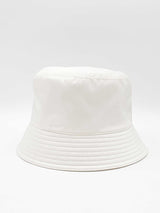 Prada Bucket Hat In White Hat Re-nylon Size M 58cm Fw0925lrzdu