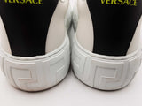 Versace Medusa Smile Sneakers In White Leather Size 40 Fw0626ezdu