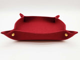 Hermes Mises Et Ralances H Evelyn Red Felt Snap Tray Collectible Do1025lrxde