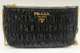 Prada Tessuto Nylon Gaufre Crossbody In Black Eb0425wxzsa