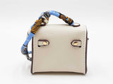 Mini Plaything Bag Charm In Ivory Fw0825idu