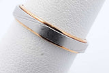 18k Yellow Gold & Platinum Ring 3.3 Grams Size 6.5 Eb1025oxzde