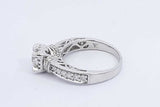 0.81cttw Diamond Ring In 14k White Gold 5.4 Grams Size 7.25 Eb0126sxzdu