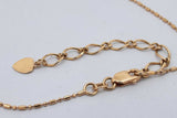 14k Yellow Gold Tapered Fringe Chain Bib Necklace 8.9 Grams 18-20 In Eb0726rxzsa