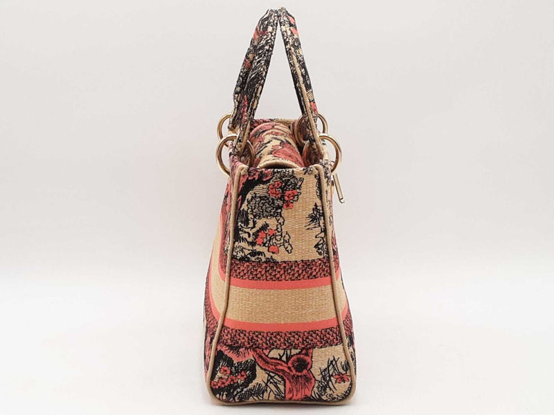 Christian Dior Lady D Lite Multi-color Handbag Aa1125lzxzsa