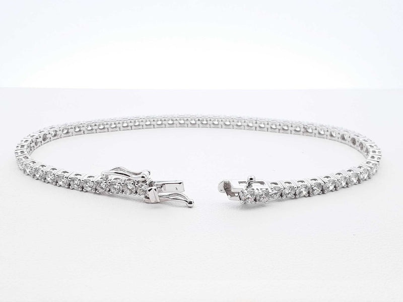 5.12 Cttw Lab-grown Diamond & 14k Gold Tennis Bracelet 9 Gram 7 In. Fw0225llrxdu