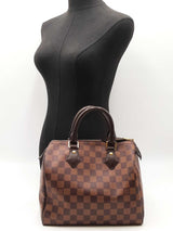 Louis Vuitton Speedy 25 In Damier Ebene Coated Canvas Fw0925rxzdu