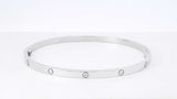 Cartier Love Bracelet In 18k White Gold Size 20 (L) 23.7 Grams Fw1225worxdu