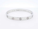 Cartier Love Bracelet In 18k White Gold 30.2 Grams Size 16 Fw0925wpxzdu